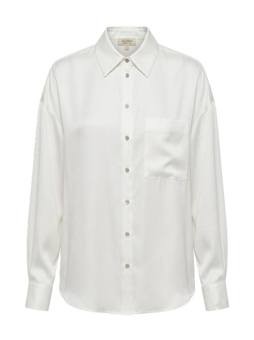 daisy 1260 twill enzimato pxt bianco Her Shirt | P01373R257C001 WHITE